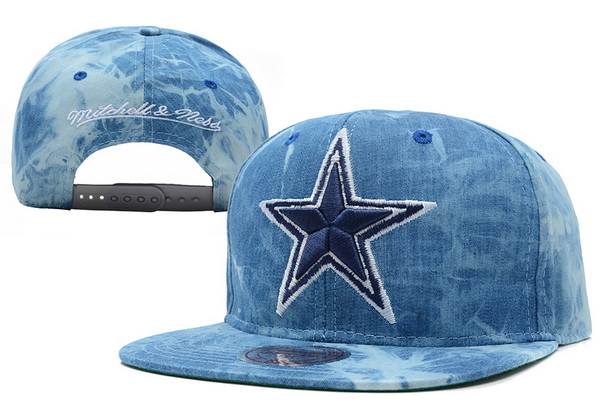 NFL Dallas Cowboys MN Acid Wash Denim Snapback Hat #17